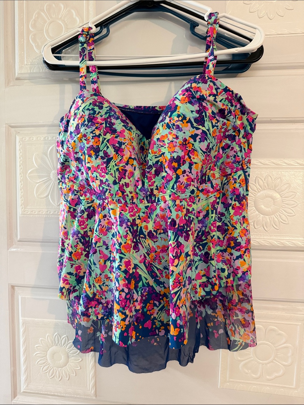 Kenneth Cole reaction bathing suit top size 2x